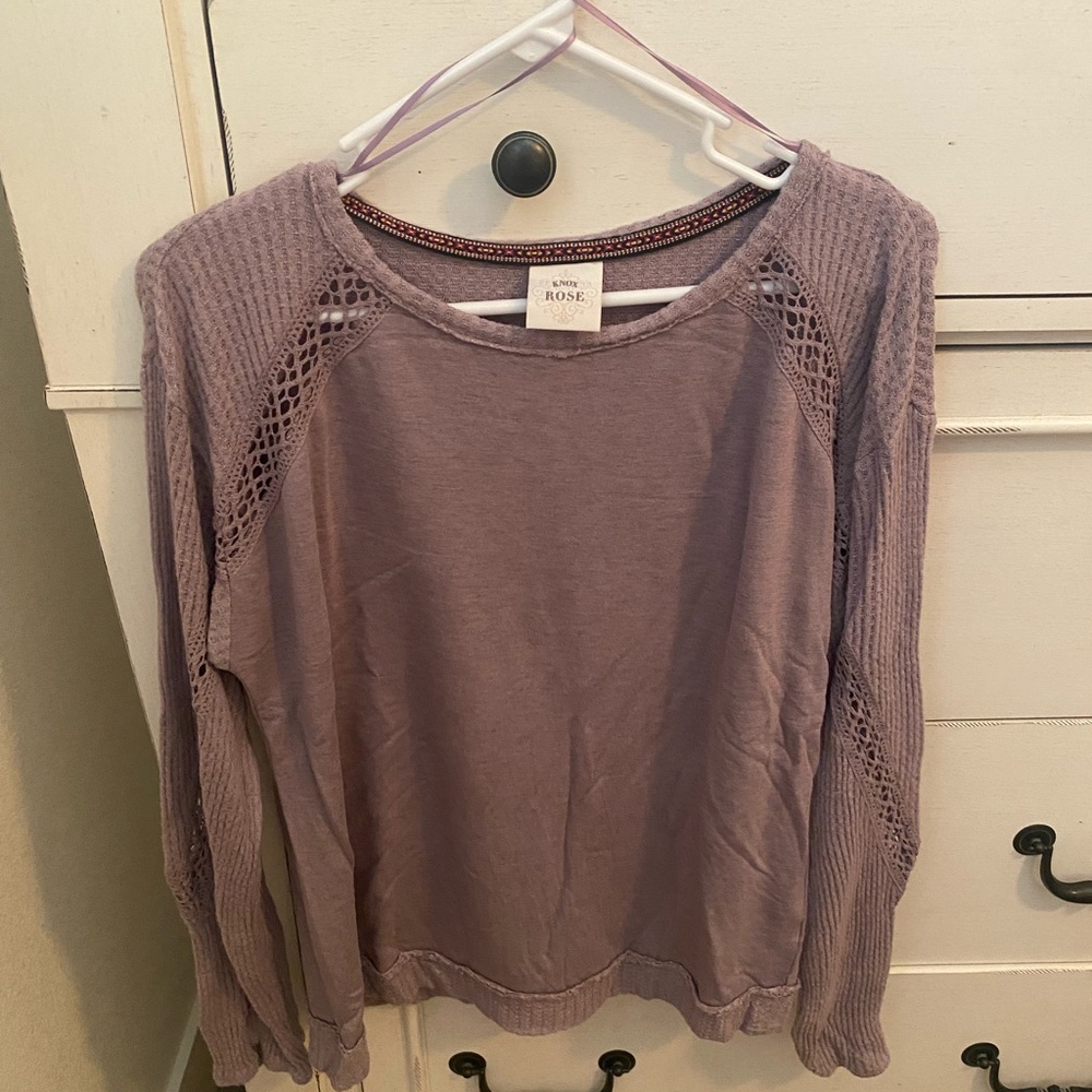 Light purple long sleeve